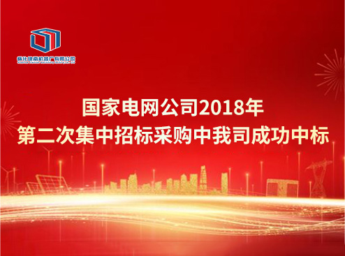 公司于2018年國家電網(wǎng)公司集中招標采購中我司成功中標